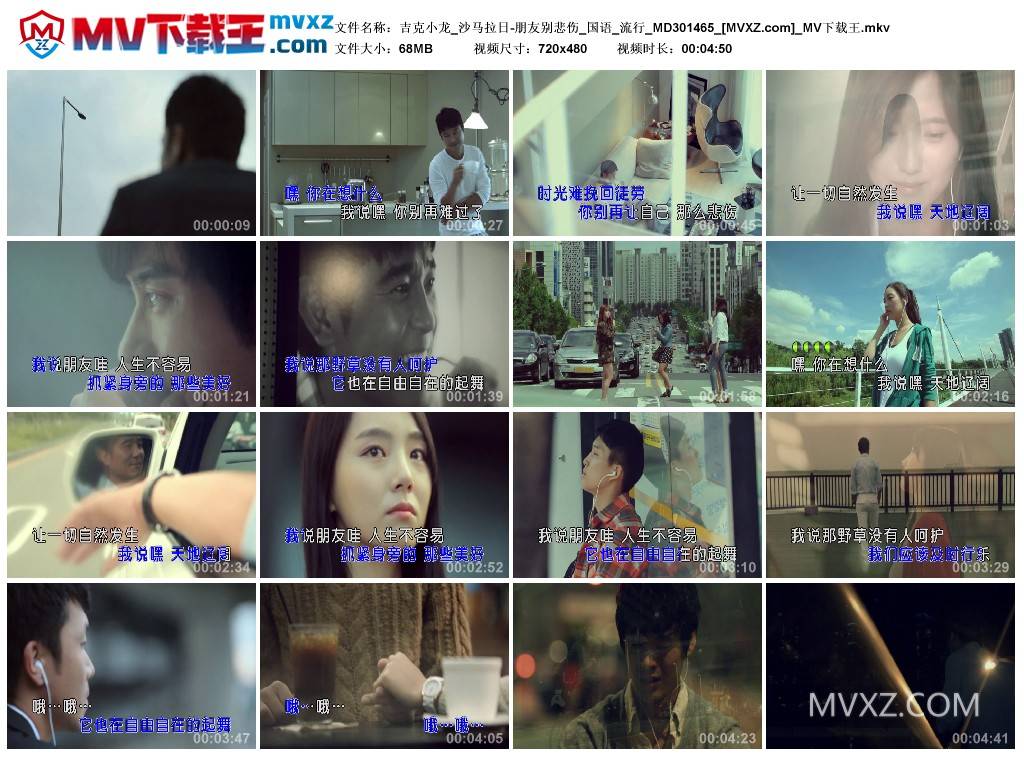 吉克小龙_沙马拉日-朋友别悲伤_国语_流行_MD301465